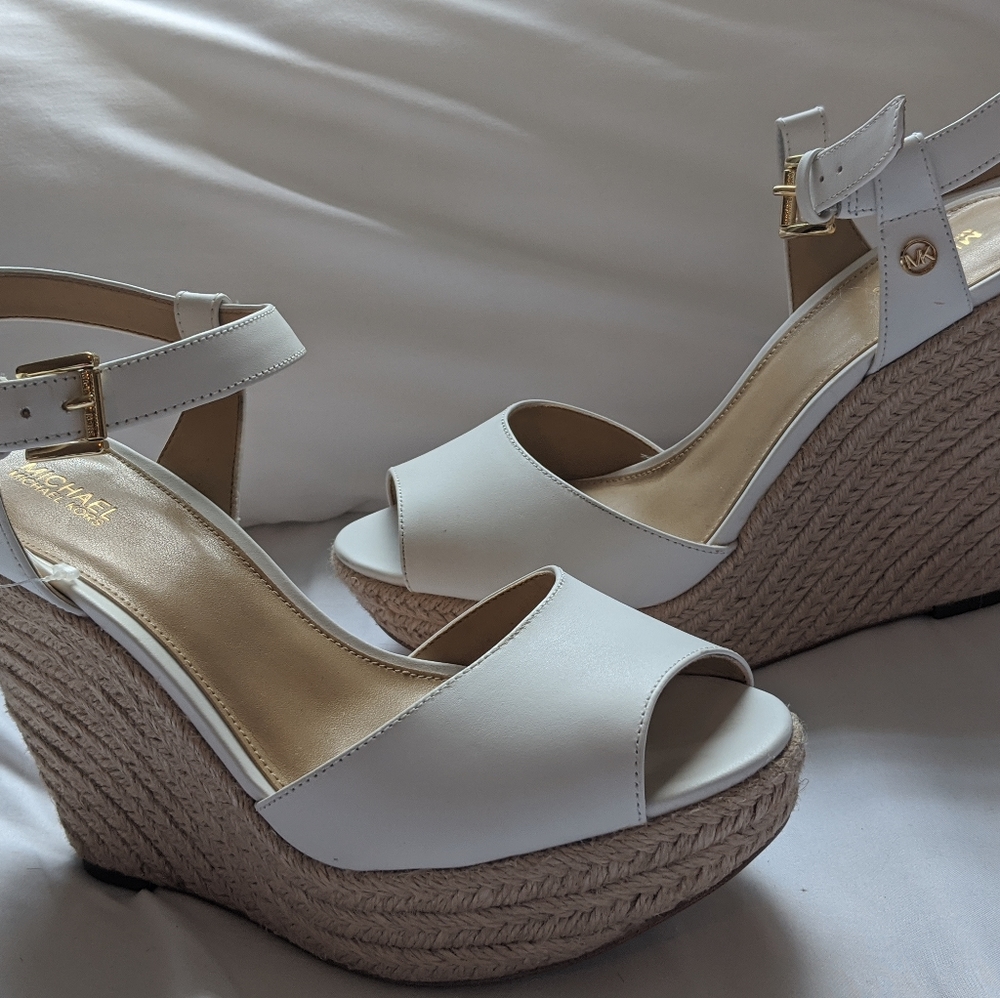 Michael by Michael Kors White Espadrilles